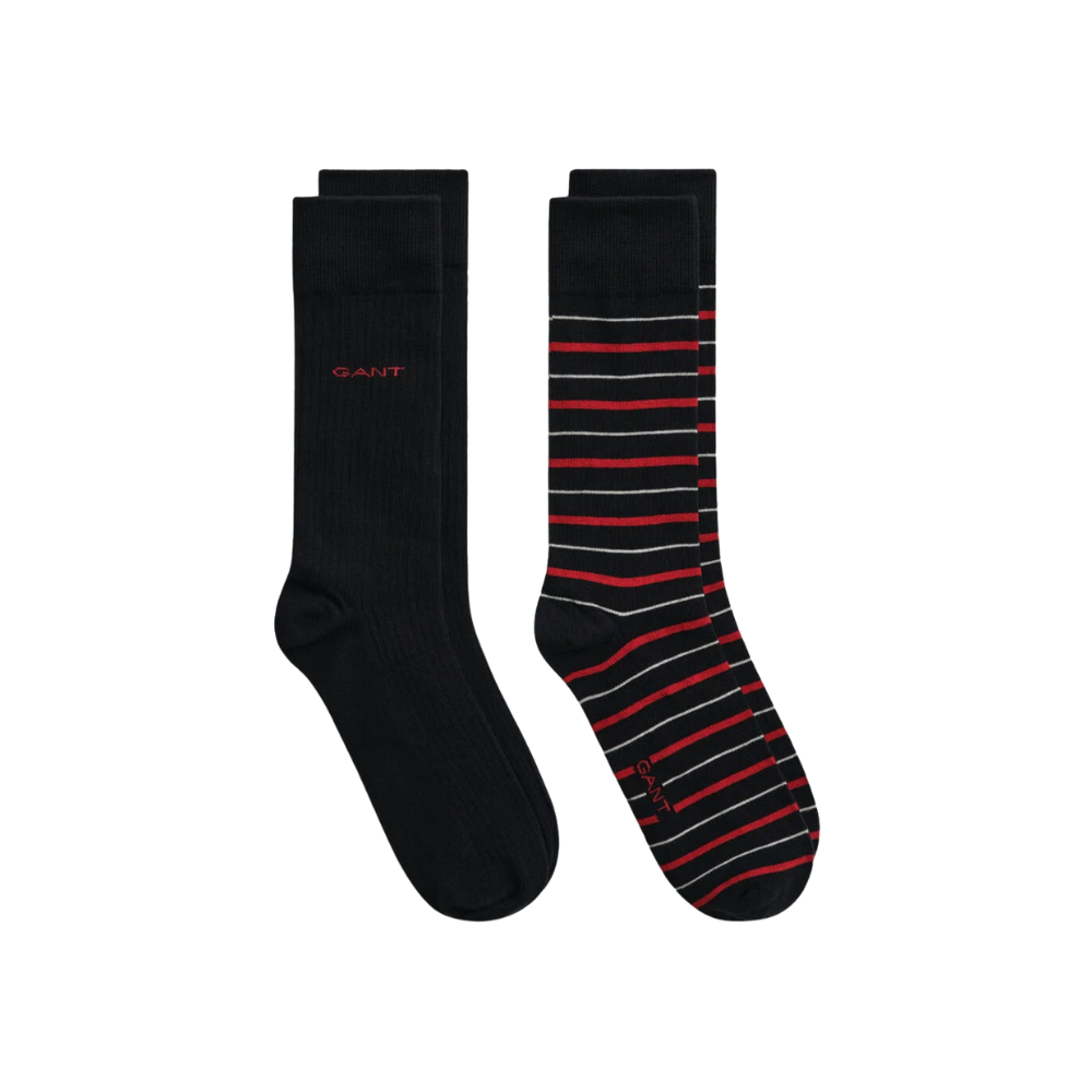 GANT Paisley Socks 2-Pack Gift Box - Plumped Red