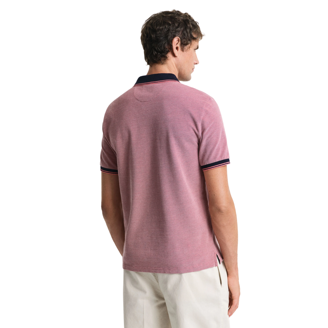 GANT 4 Colour Oxford SS Pique - Deep Orange