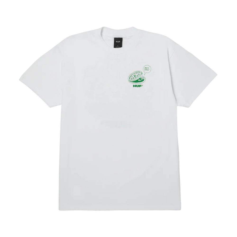 HUF What A Jungle S/S Tee - White