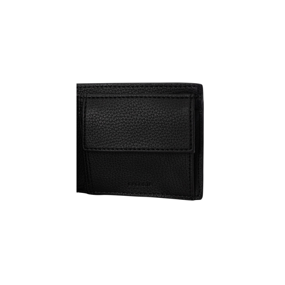 Lacoste Billfold Coin Wallet - Black