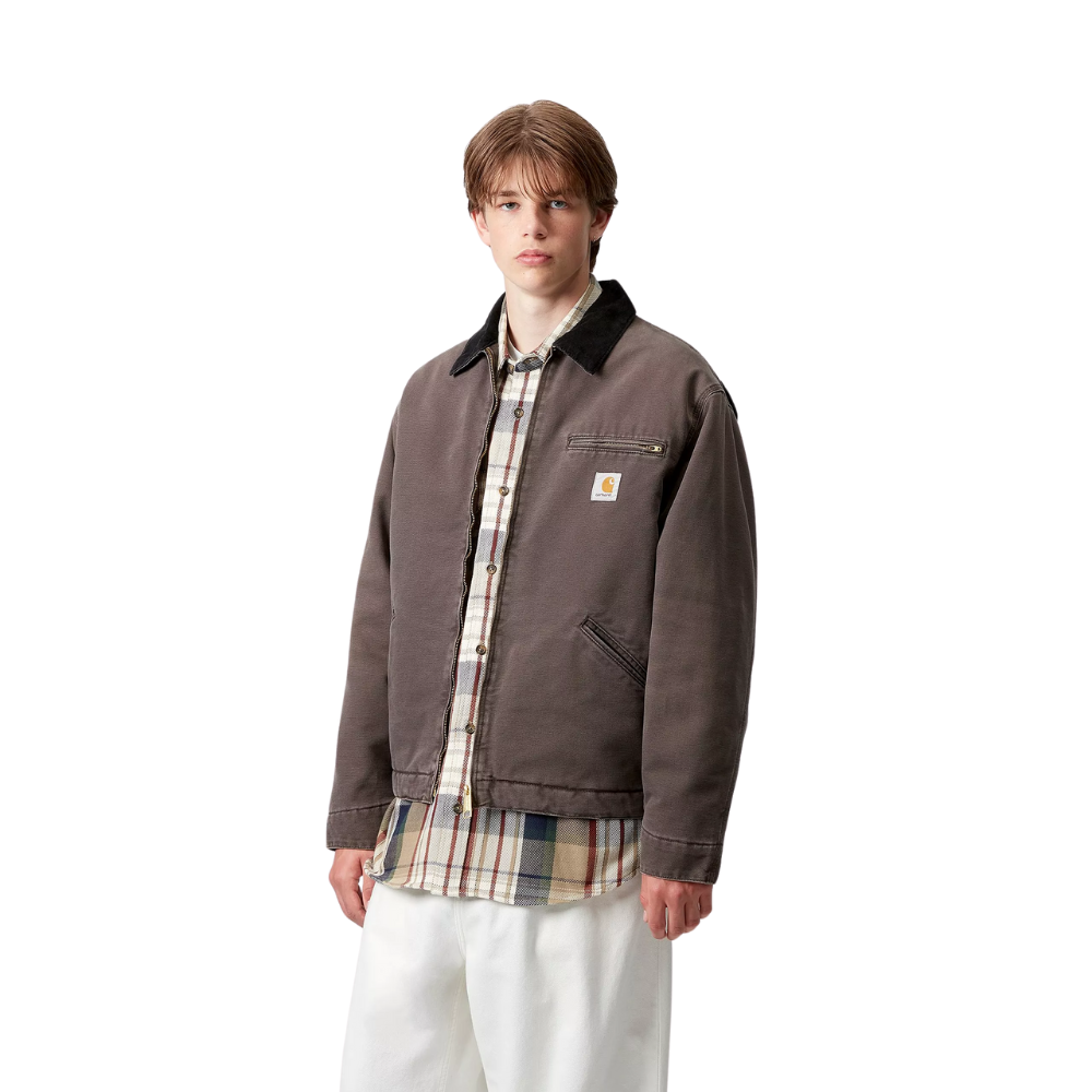 Carhartt WIP OG Detroit Jacket 'Dearborn' Canvas - Tobacco/Black