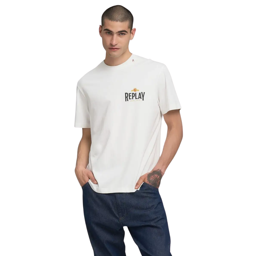Replay Aspen Colorado Tee - Natural White
