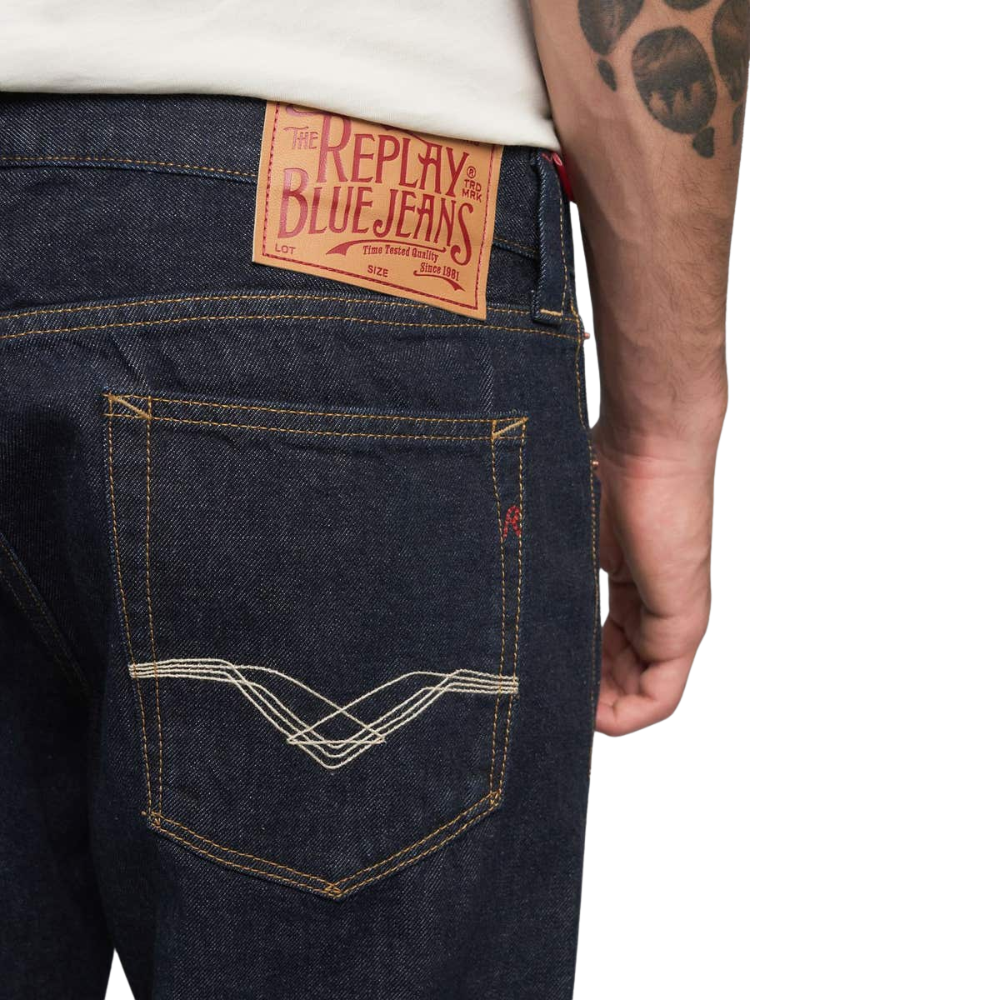 Replay Deryck Royal Eagle Denim - Dark Blue