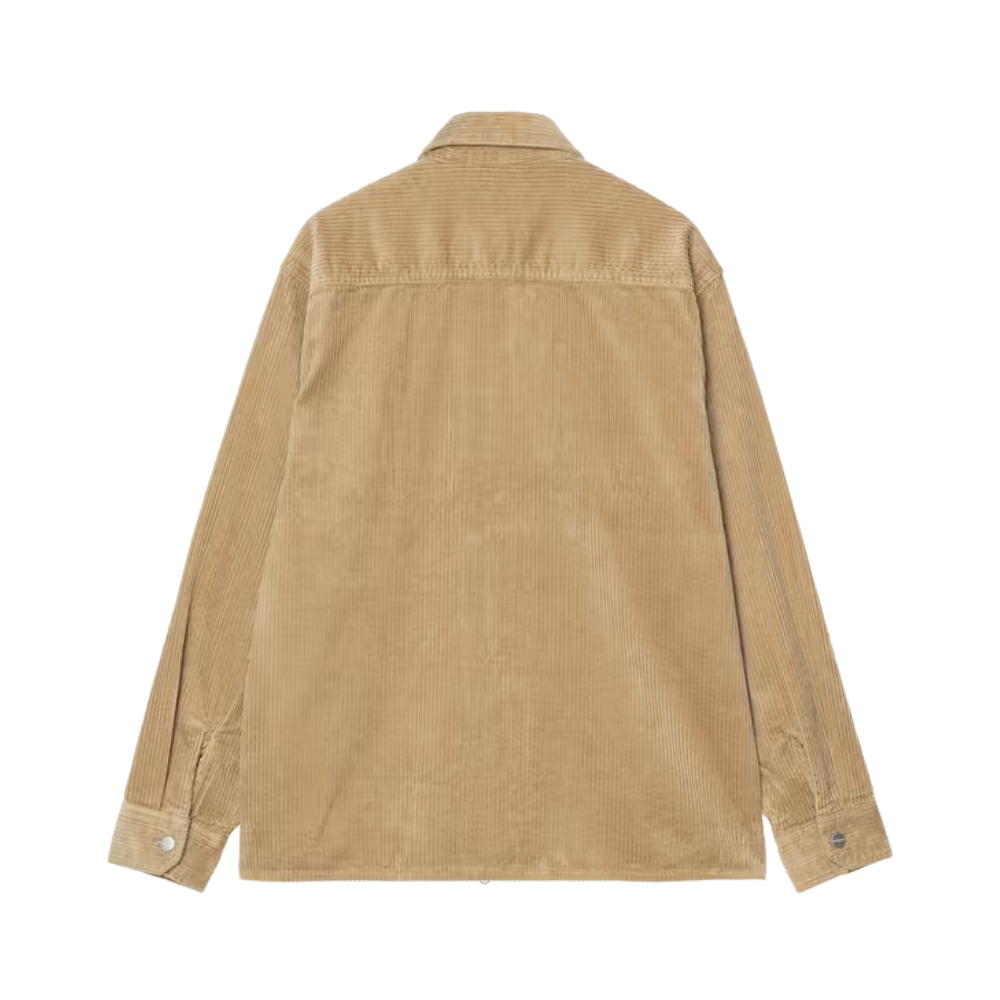 Carhartt WIP Reynold Shirt Jac Cotton Corduroy - Leather Rinsed