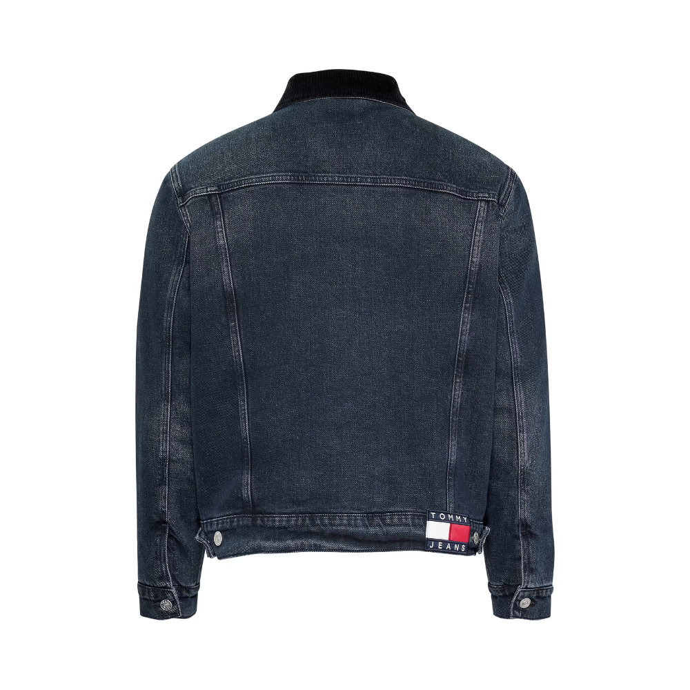 TMJ Isaac Quilted Denim Jacket - Dark Denim