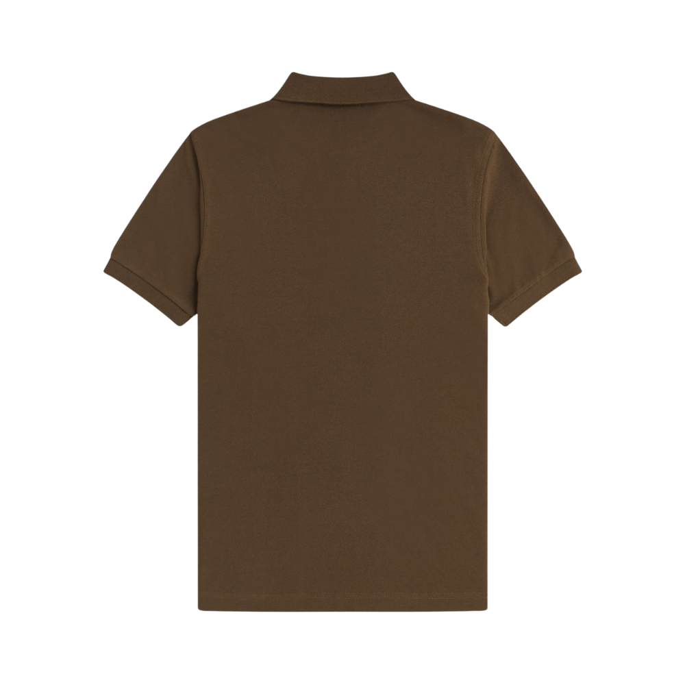 The Fred Perry Polo Shirt - Burnt Tobacco/Stockport Blue