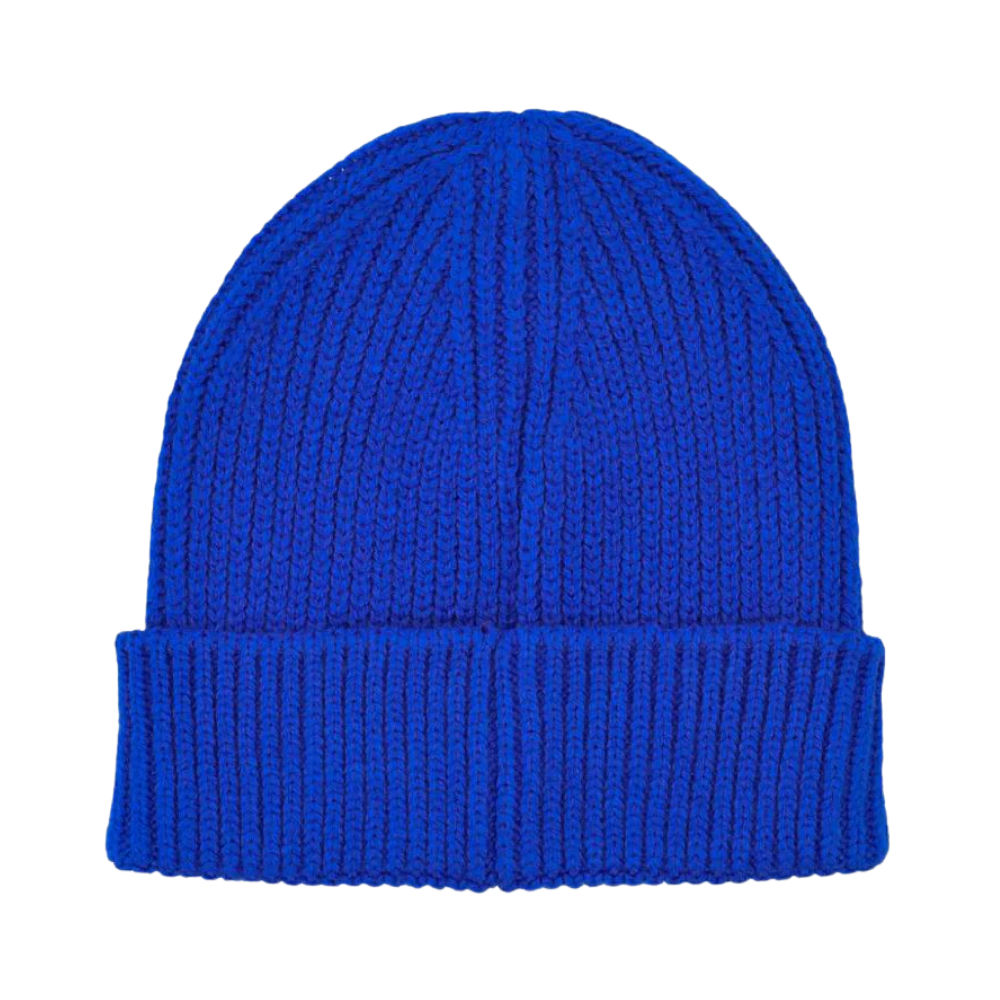 The North Face Logo Box Cuffed Beanie - TNF Blue/TNF Blue