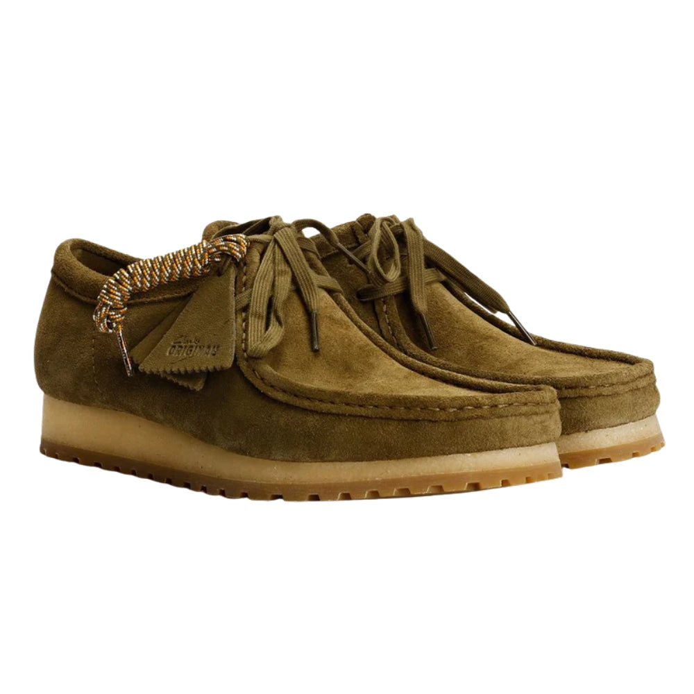 Clarks Originals Wallabee RB - Olive Suede