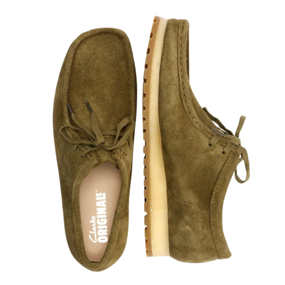Clarks Originals Wallabee RB - Olive Suede