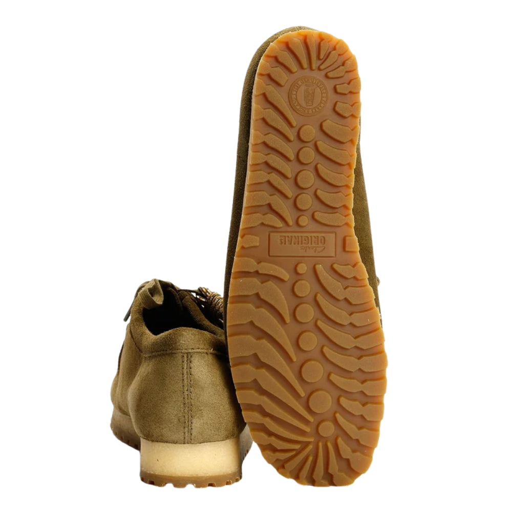 Clarks Originals Wallabee RB - Olive Suede