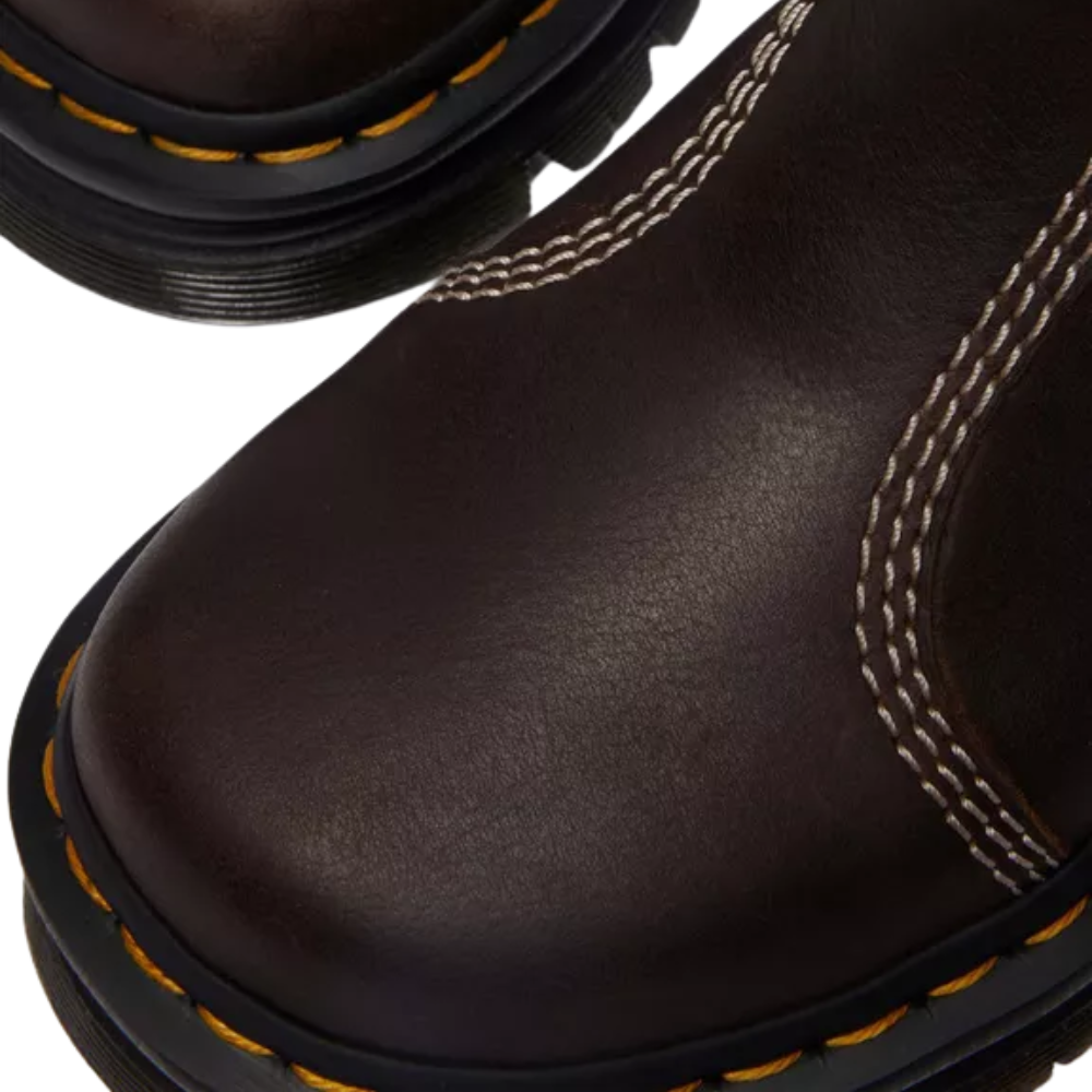 Dr Martens Zebzag Rigger - Dark Brown Wyoming