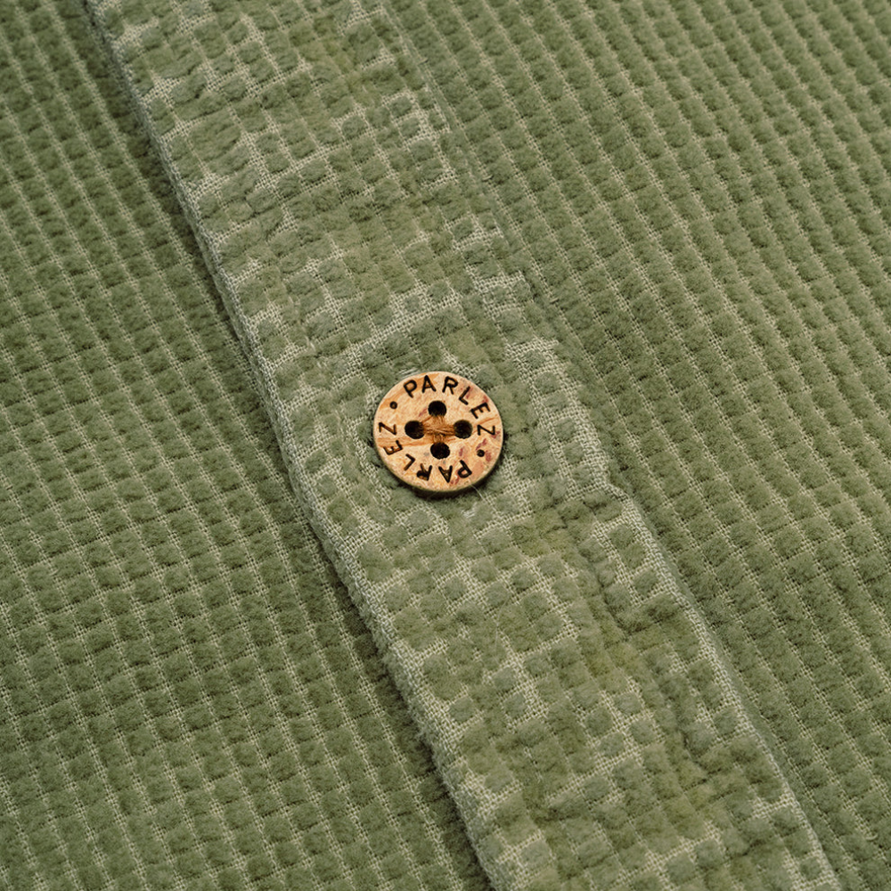 Ayr Cord Shirt - Olive Green