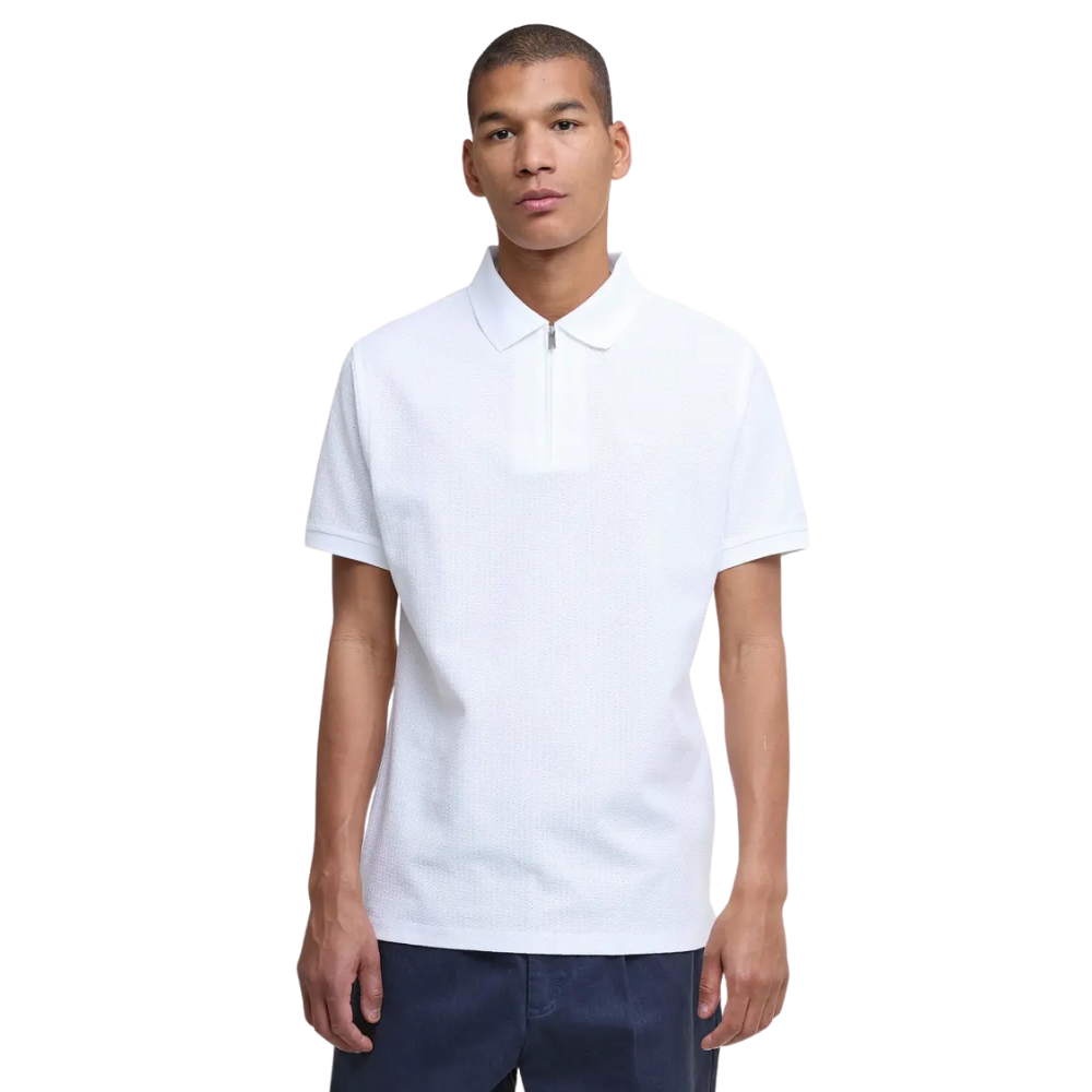 Barbour Backfield Polo - White