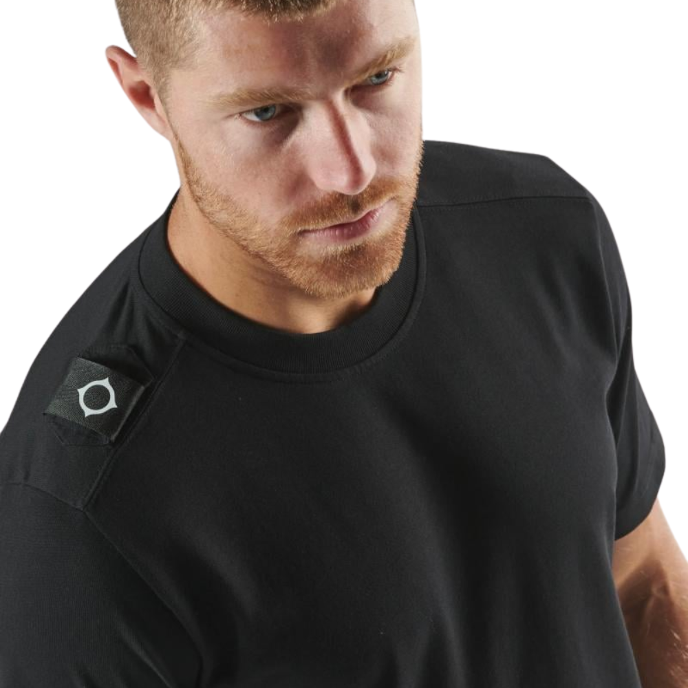 MA.STRUM Badge Tee - Jet Black