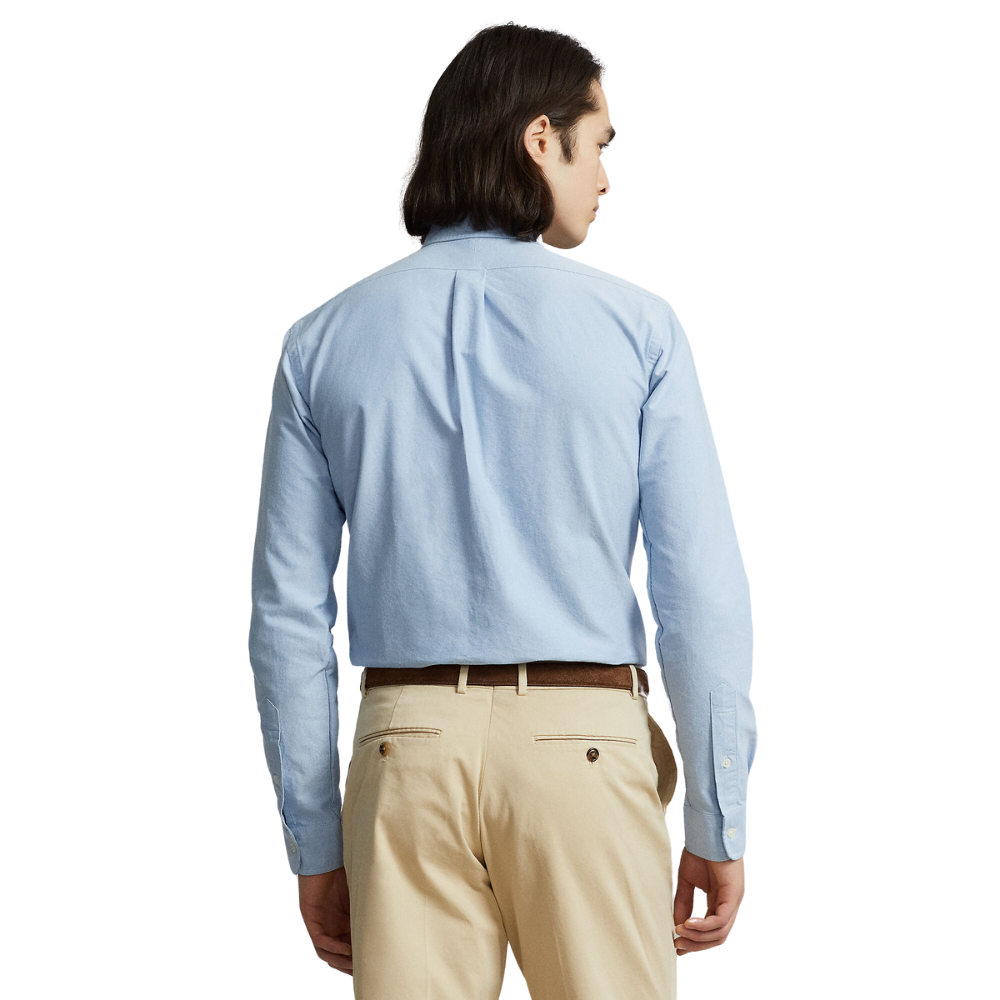 Ralph Lauren Custom Fit Oxford LS Shirt - Blue