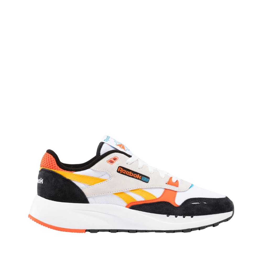 Classic Leather 2400 White/Black/Pump Orange – Shmooz