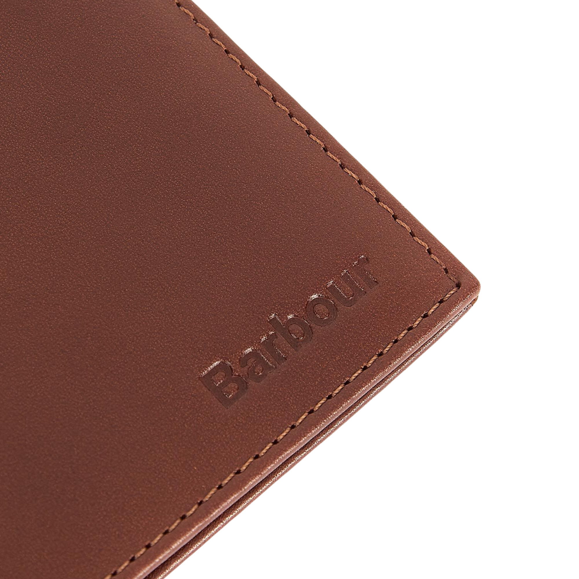 Barbour Colwell Leather Billfold - Brown