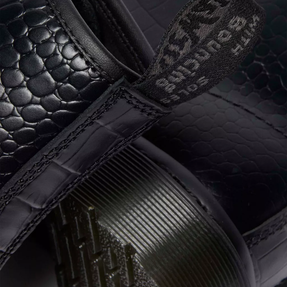 Dr Martens 1460 Croco 8 Eye Boot - Black