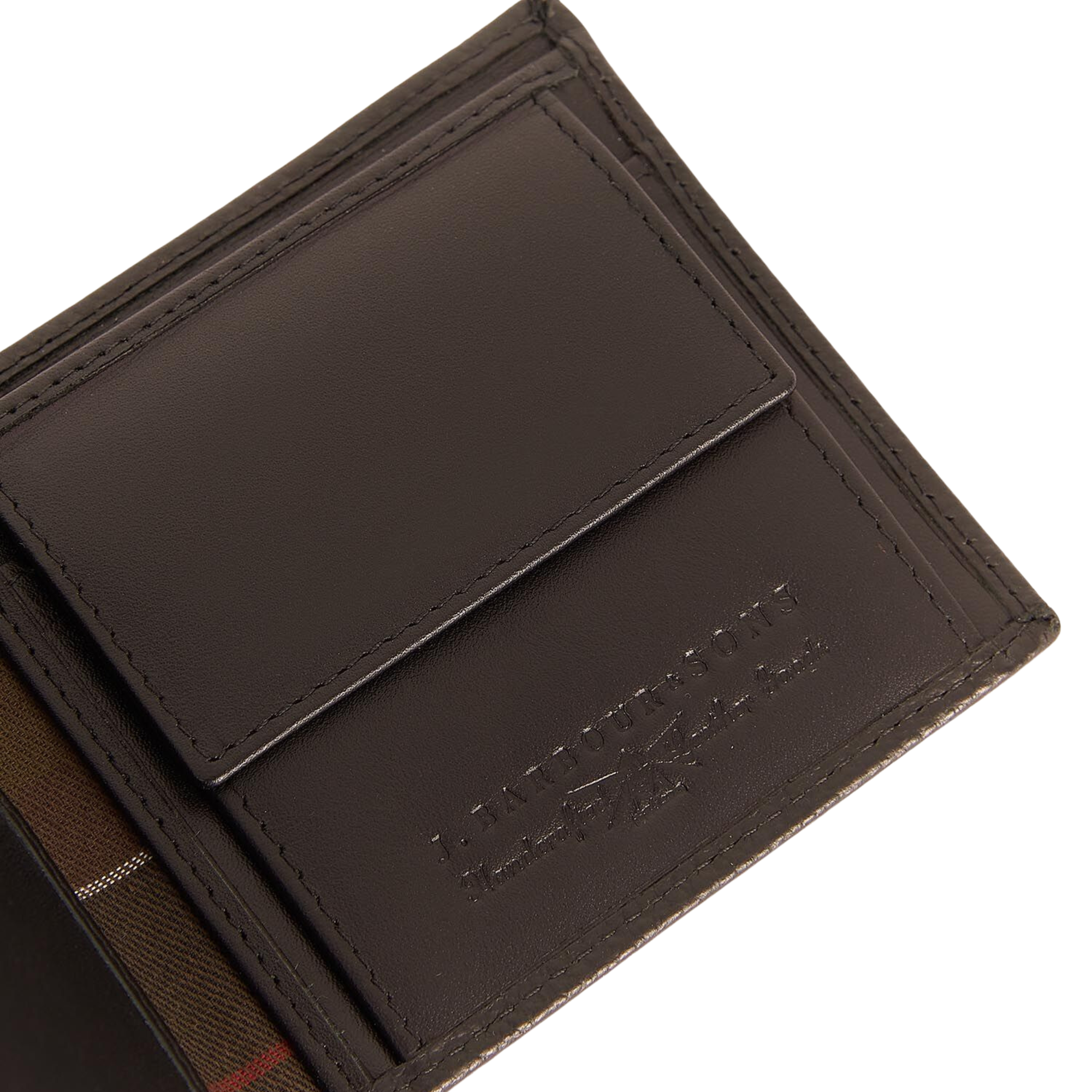 Barbour Debossed Logo Billfold - Black