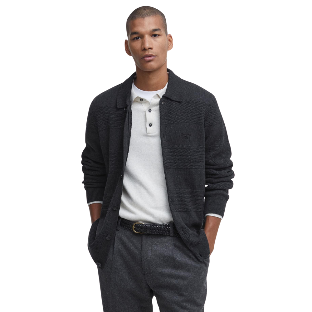 Barbour Filley Knitted Cardigan - Black Marl