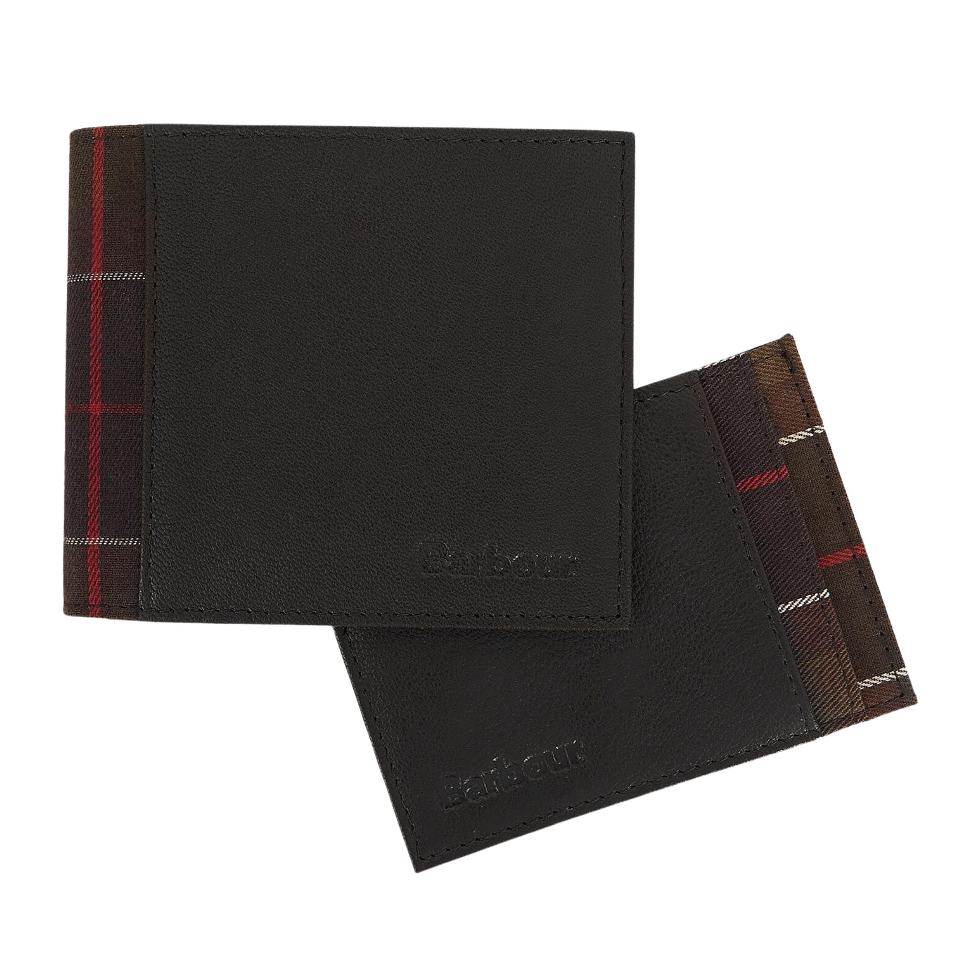Barbour Wallet and Card Holder Gift - Black/Classic