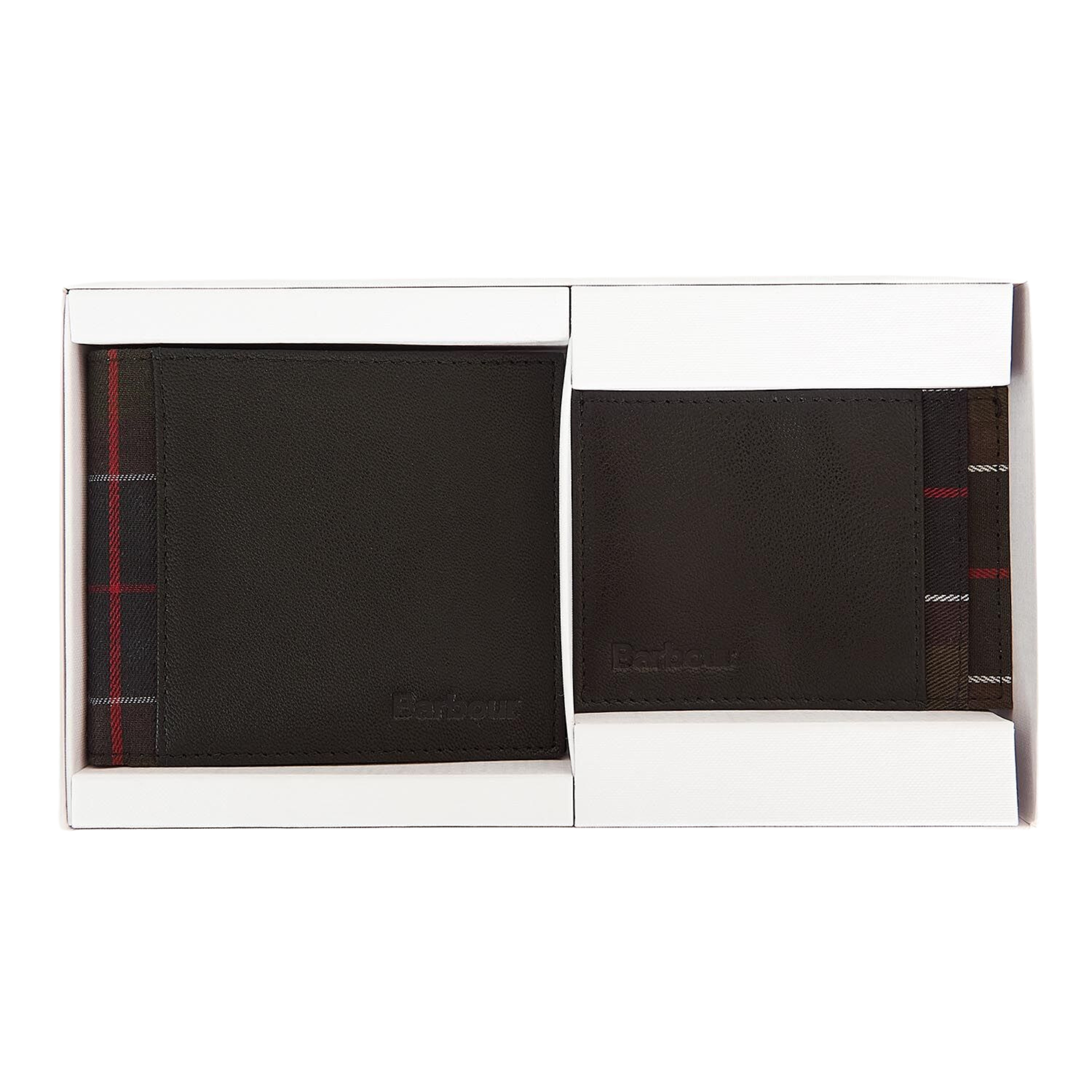 Barbour Wallet and Card Holder Gift - Black/Classic