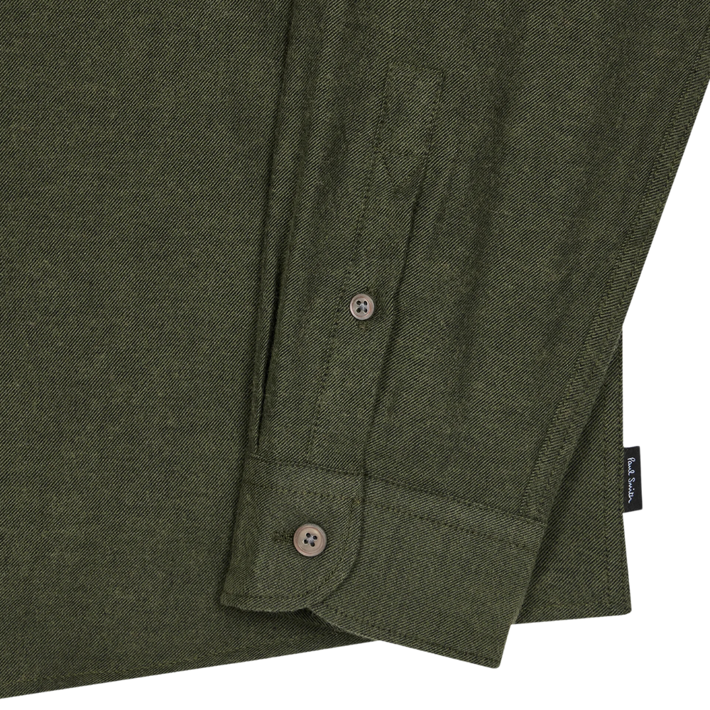 PS LS Reg Fit Button Down Shirt - Green