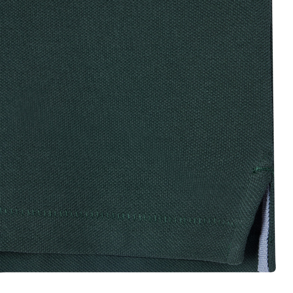 Paul Smith Reg Fit SS Polo Shirt Zebra - Dark Green