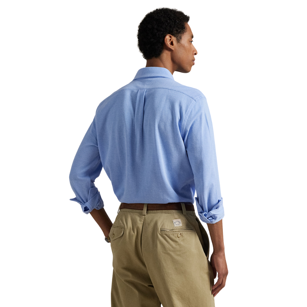 Ralph Lauren Knit Oxford Shirt - Harbor Island Blue