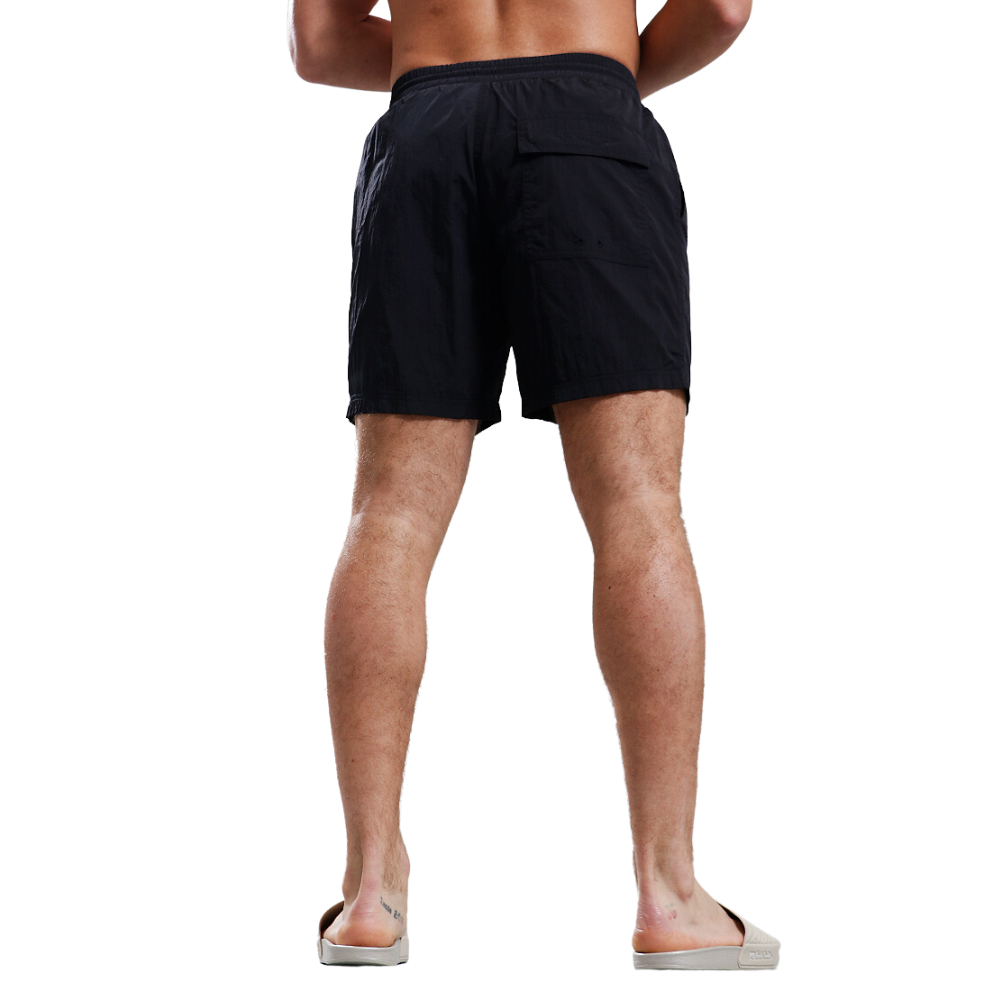 Krinkle Nylon Siren Swim Short - Black