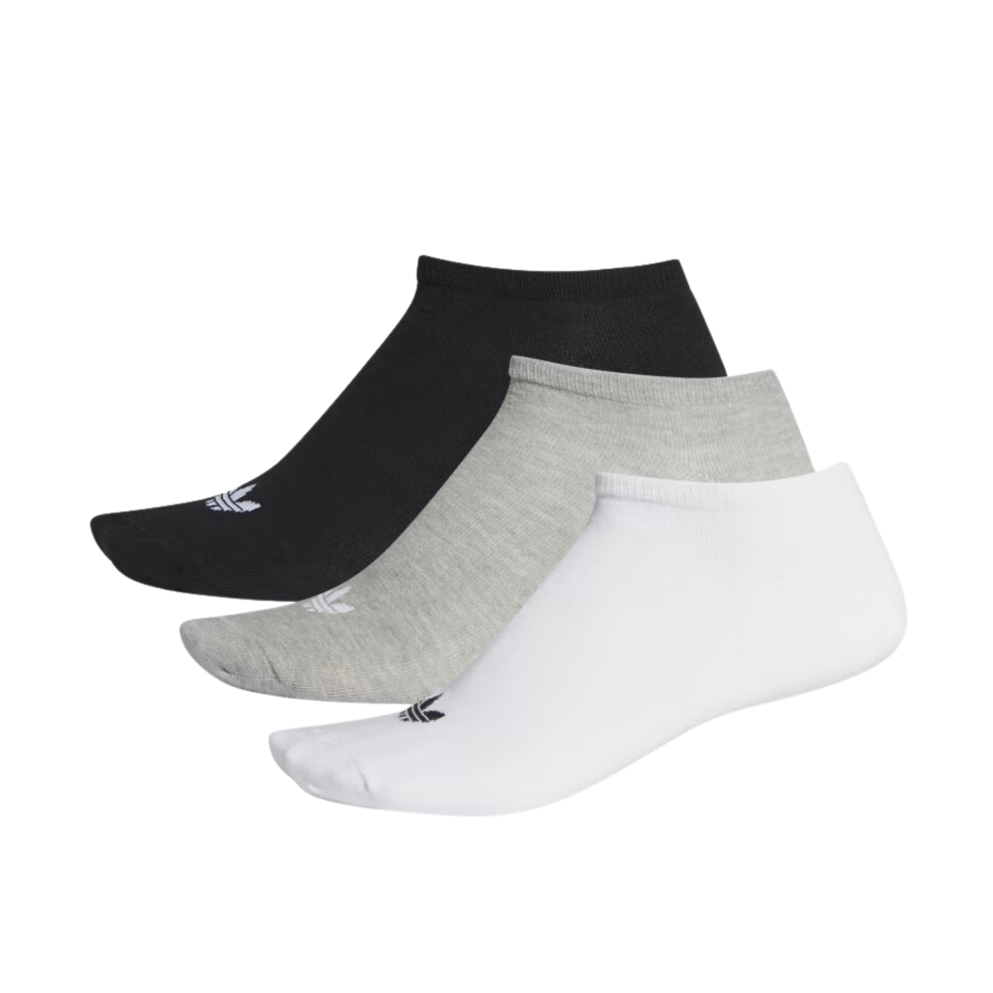 Trefoil Liner 3 Pack - White/Black/Grey