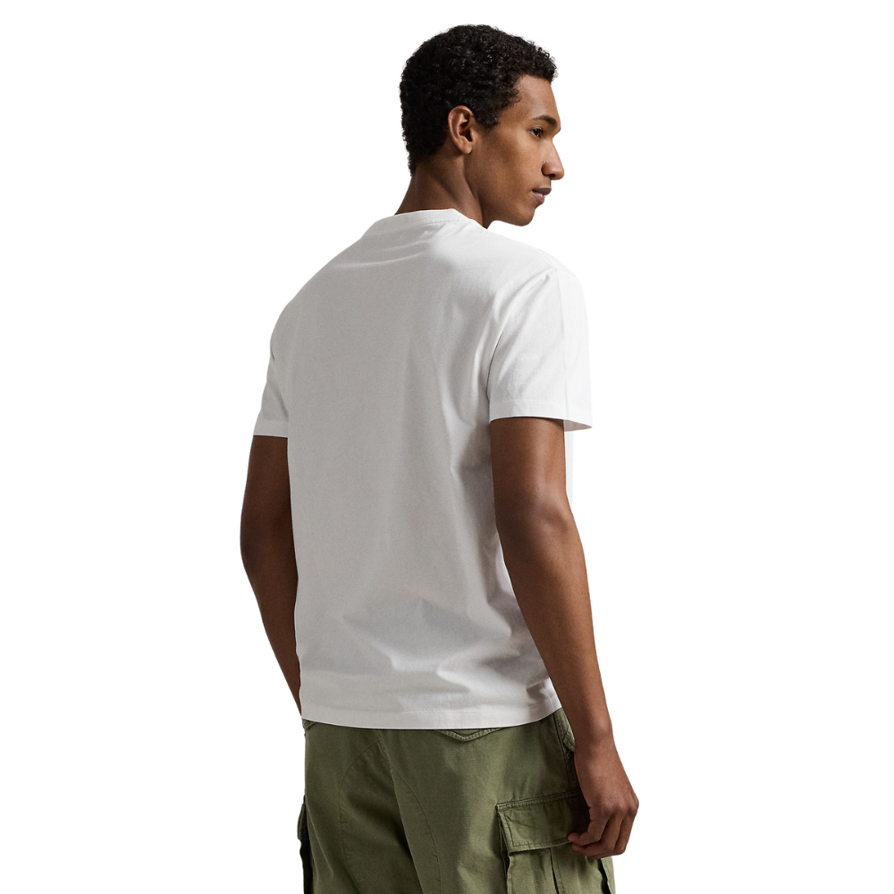 Ralph Lauren Custom Slim Fit Logo Jersey T-Shirt - White