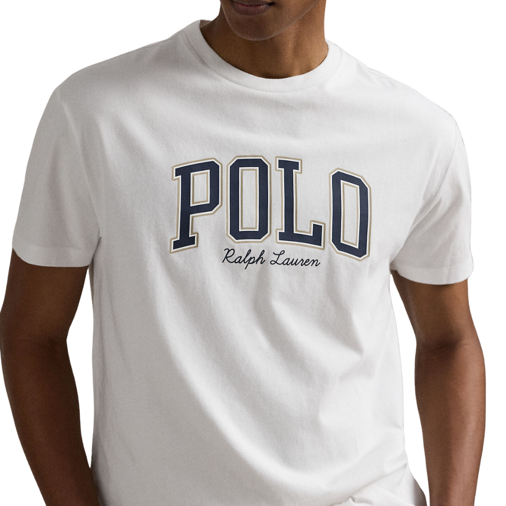 Ralph Lauren Custom Slim Fit Logo Jersey T-Shirt - White