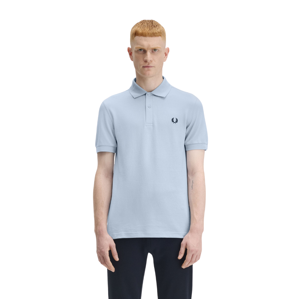 M6000 The Fred Perry Polo Shirt - Light Smoke/Navy