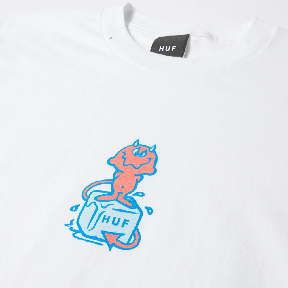 HUF Melt S/S Tee - White