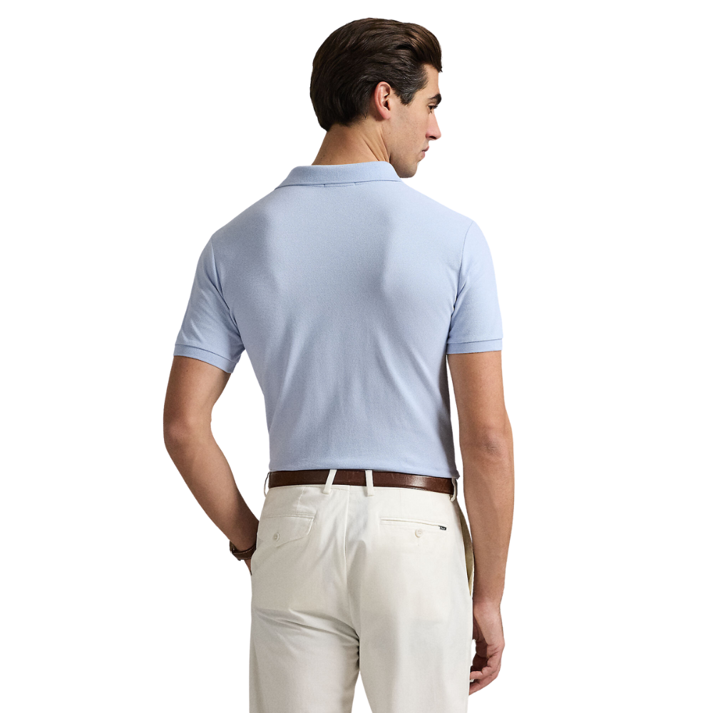 Ralph Lauren Custom Mesh SS Polo - Cornflower Blue