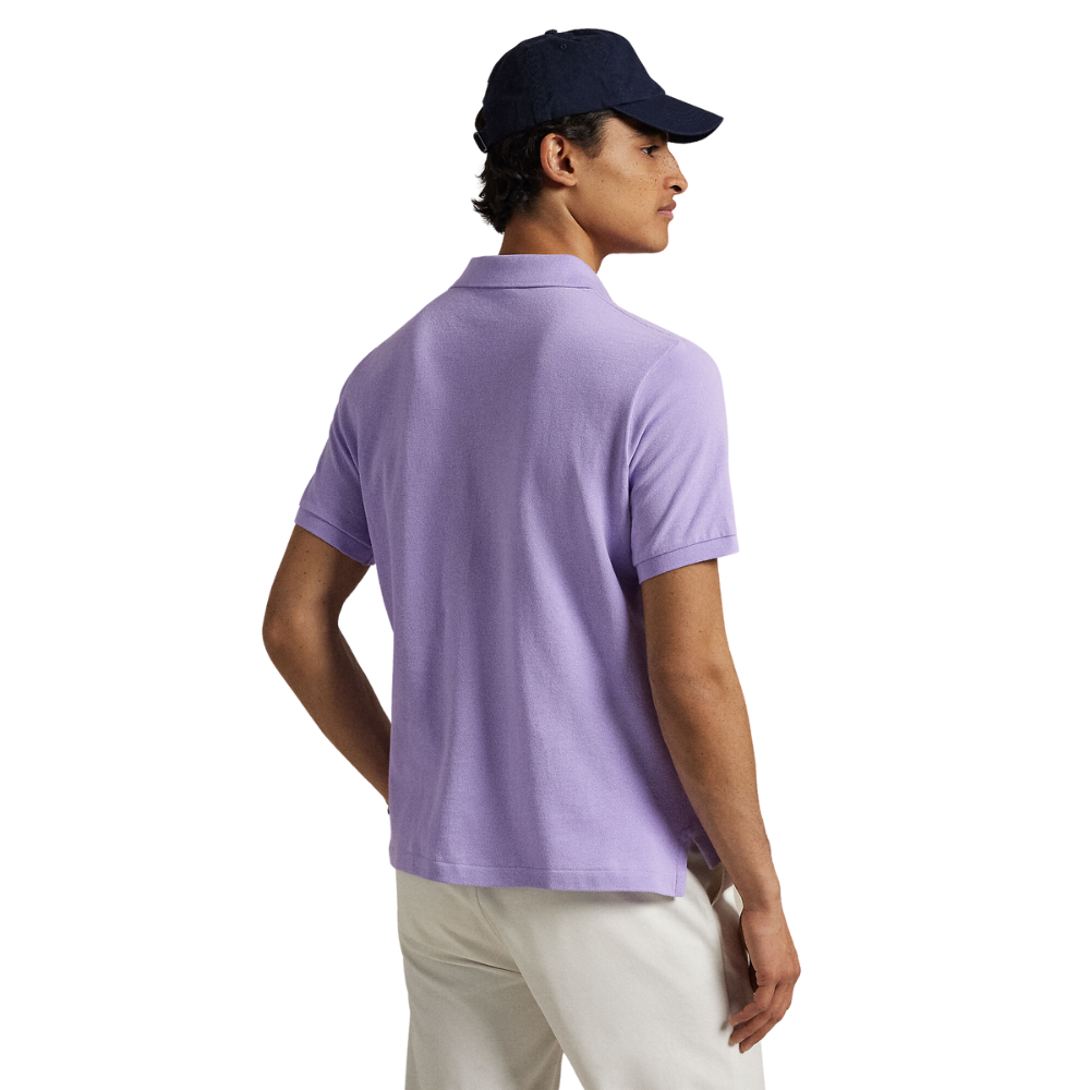 Ralph Lauren Custom Slim Mesh SS Polo - Light Lilac