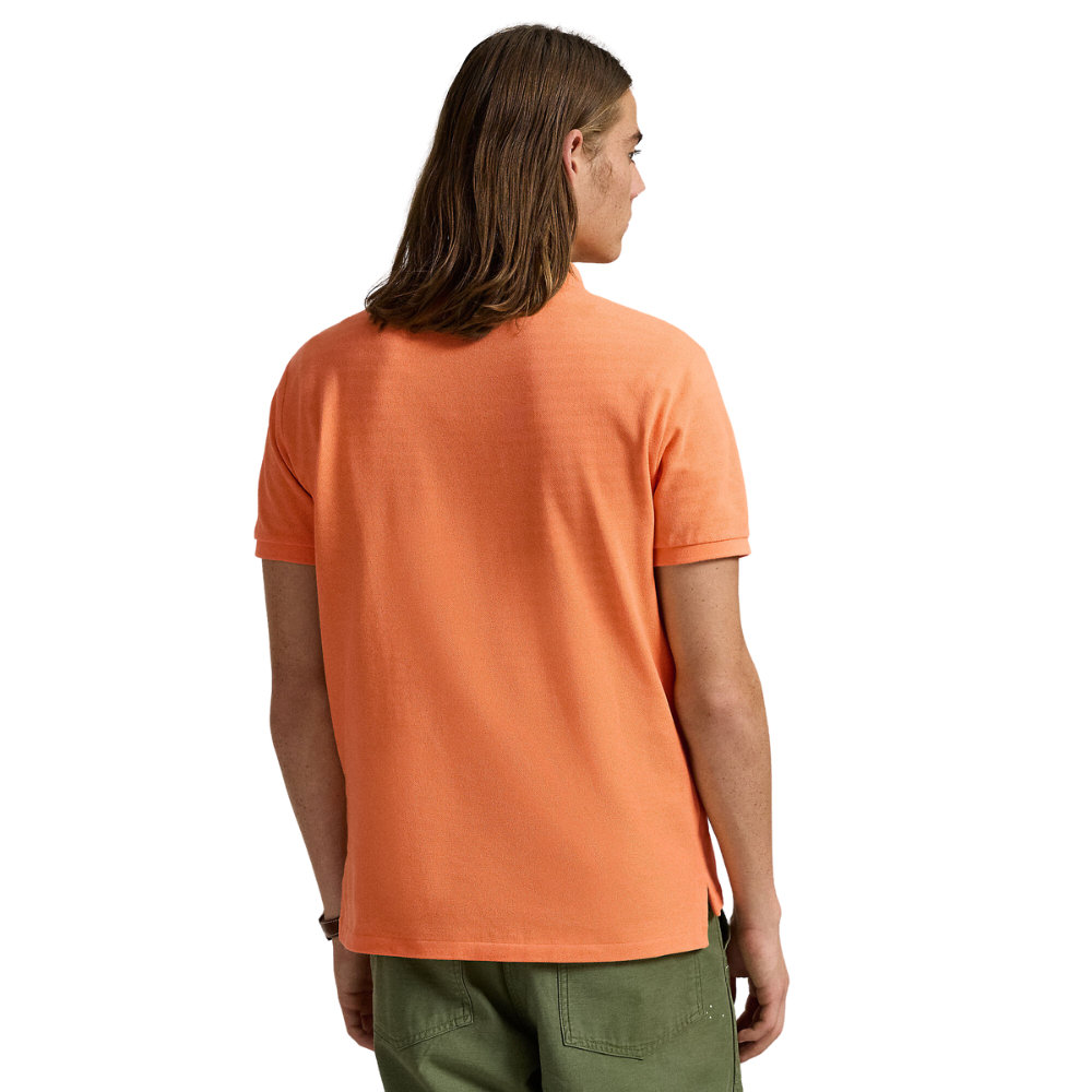Ralph Lauren Custom Slim Mesh SS Polo - Classic Peach