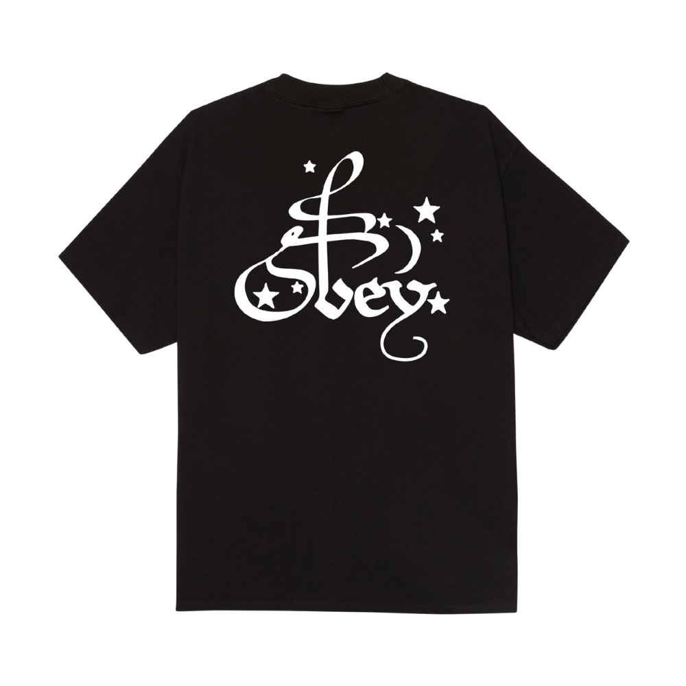 Obey Moon & Stars T-Shirt - Black