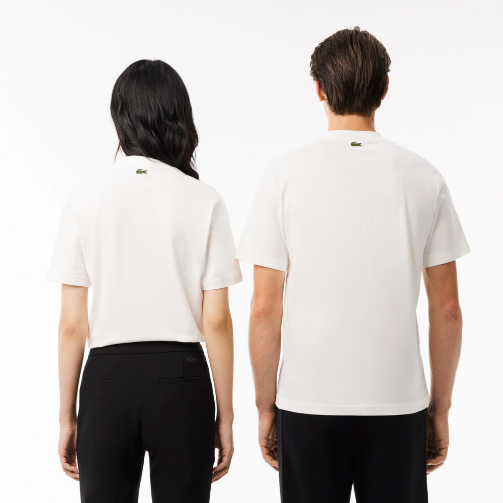Lacoste Paris Logo Tee - Off White