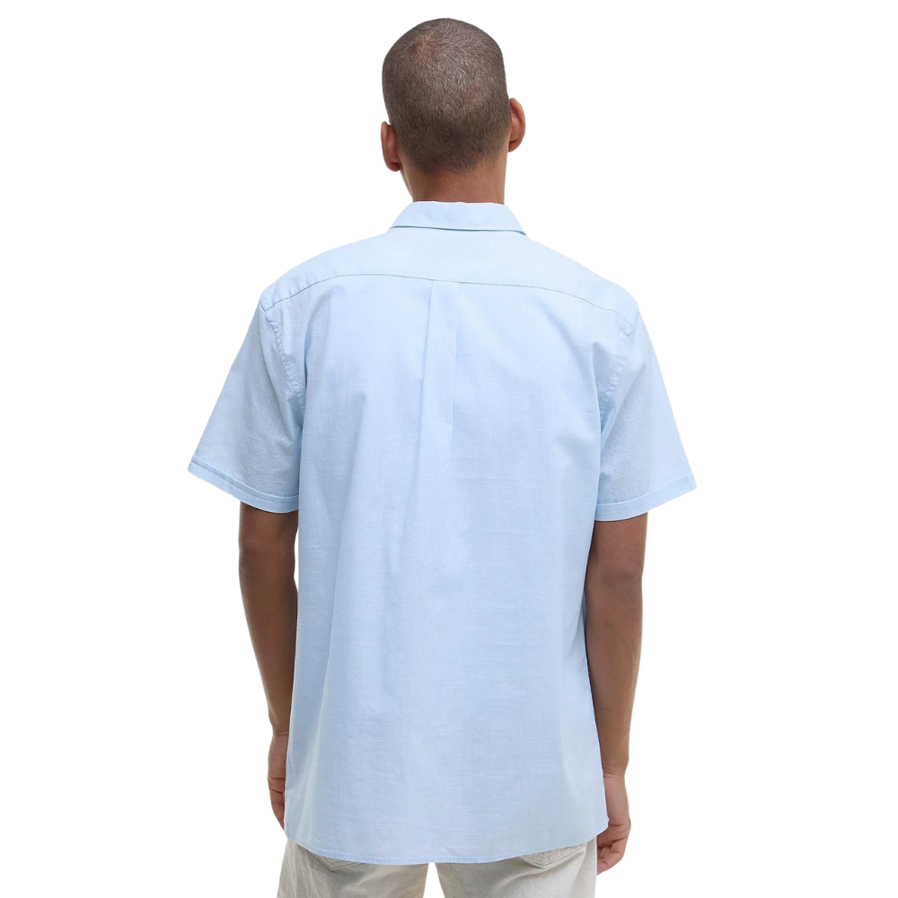 Barbour Pigment Dye SS Shirt - Bleached Blue