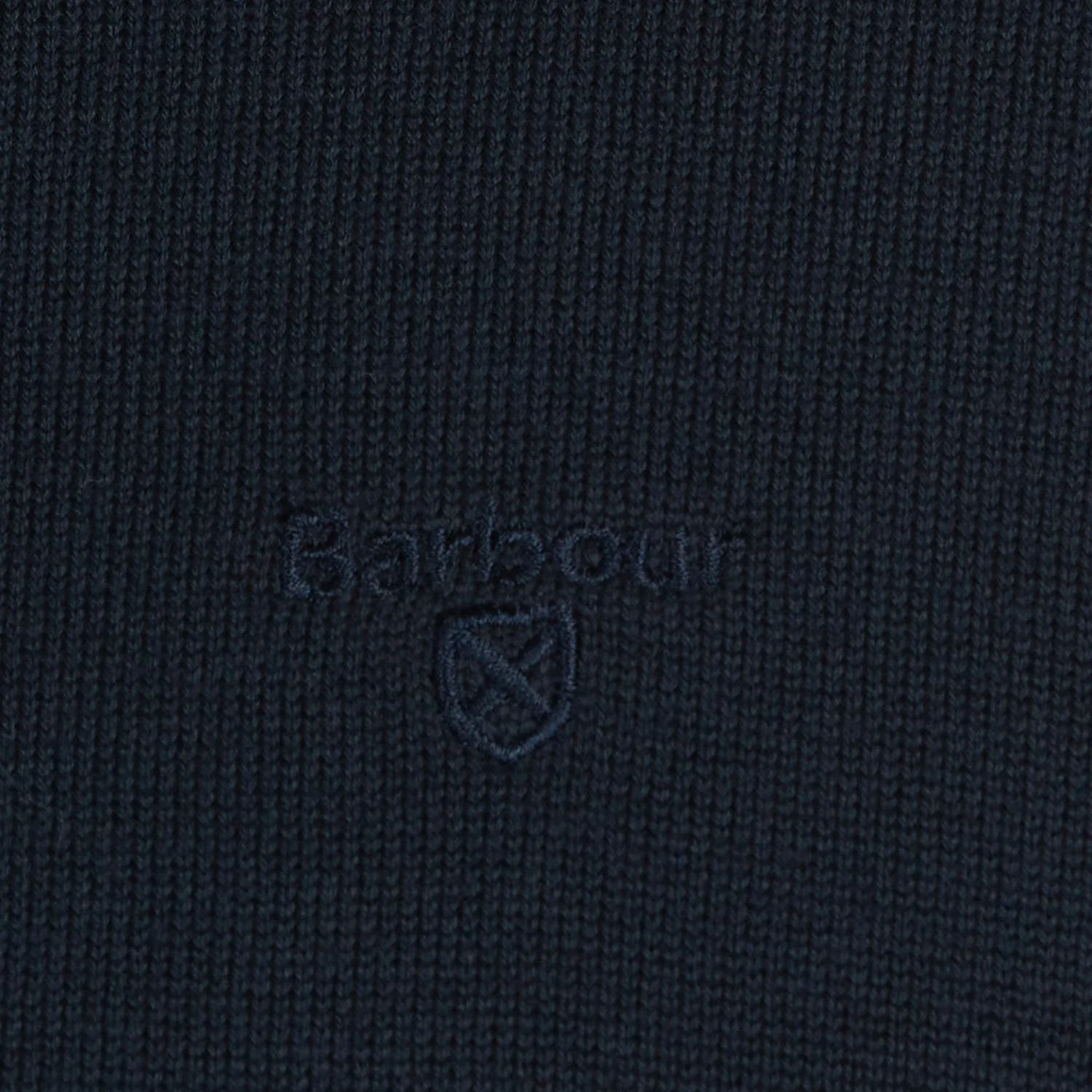 Barbour Pima Cotton Crew - Navy
