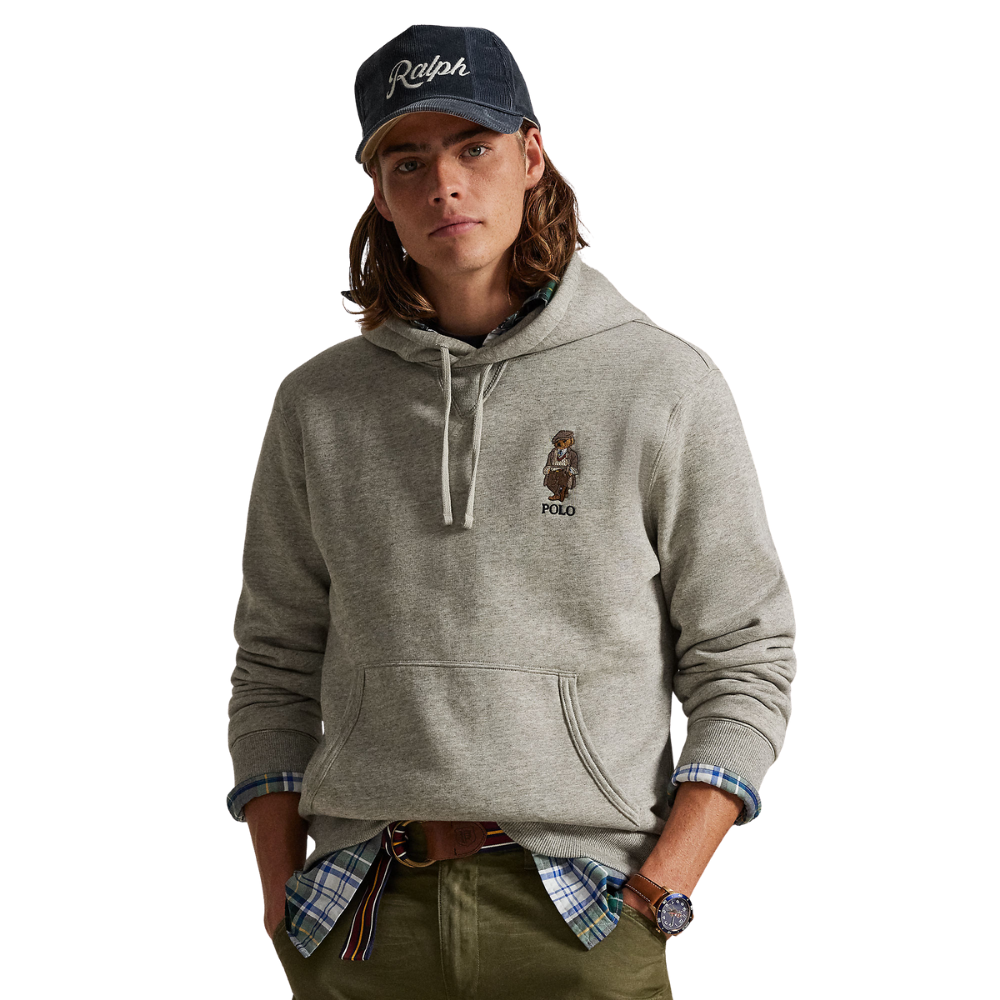 Ralph Lauren Polo Bear Fleece Hoodie - Loft Heather