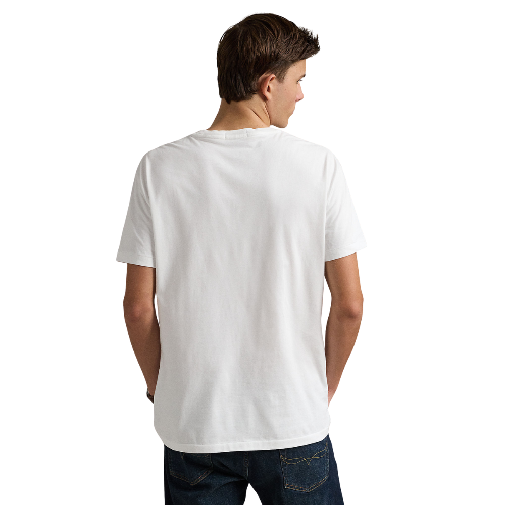 Ralph Lauren Custom Slim Fit Polo Bear T-Shirt - White