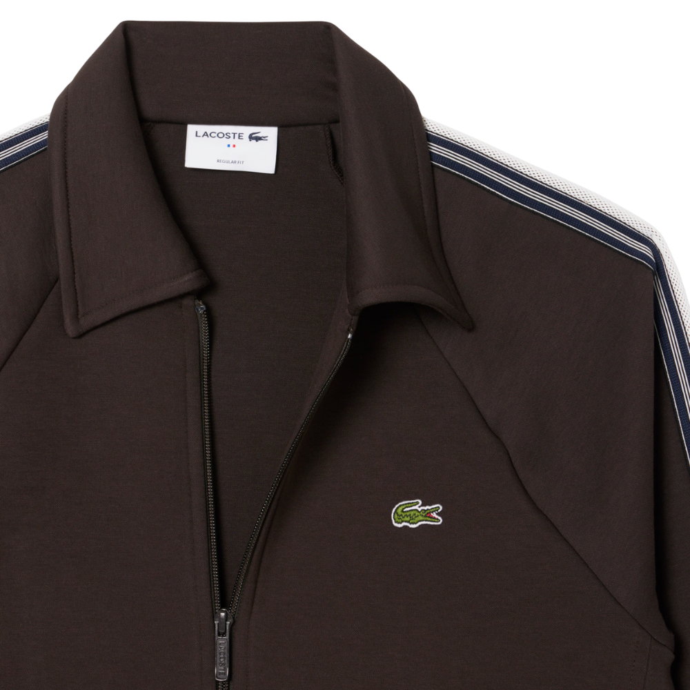 Lacoste Double Face Jersey Jacket - Port