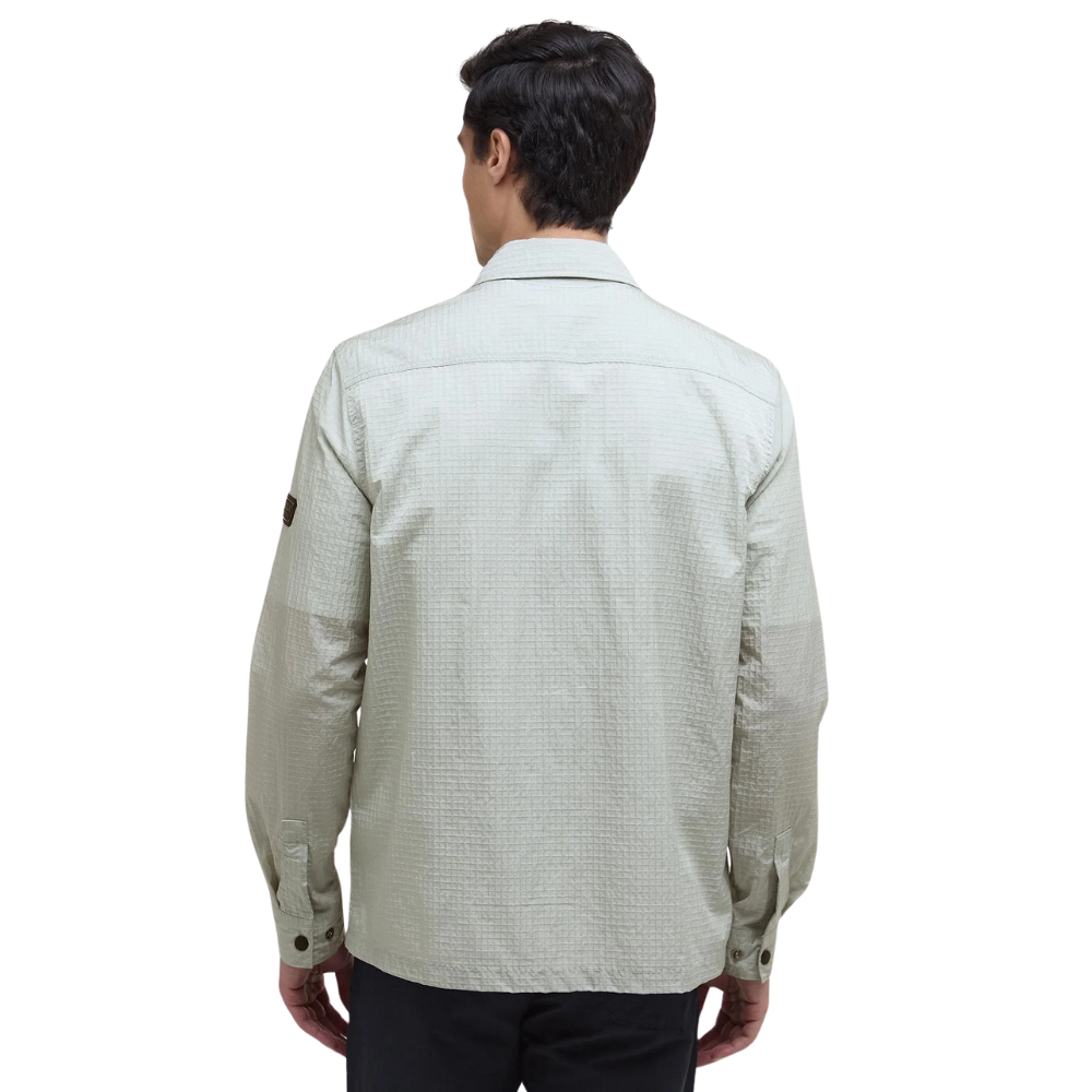 Barbour International Rosso Ripstop Overshirt - Mineral Grey