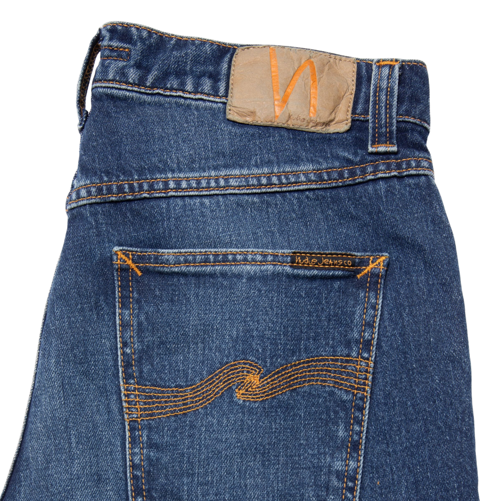 Nudie Jeans Solid Ollie - Wild Blue