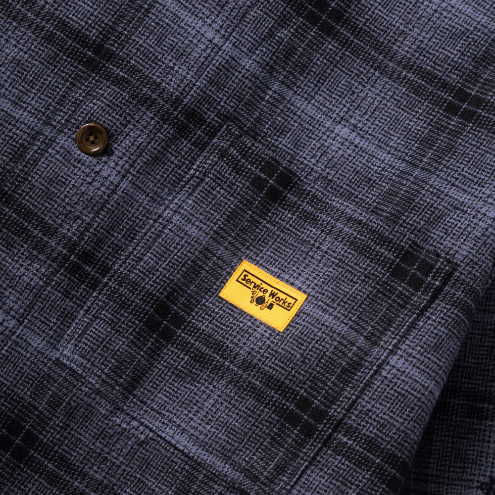 Service Works Thistle Plaid FOH Jacket - Black