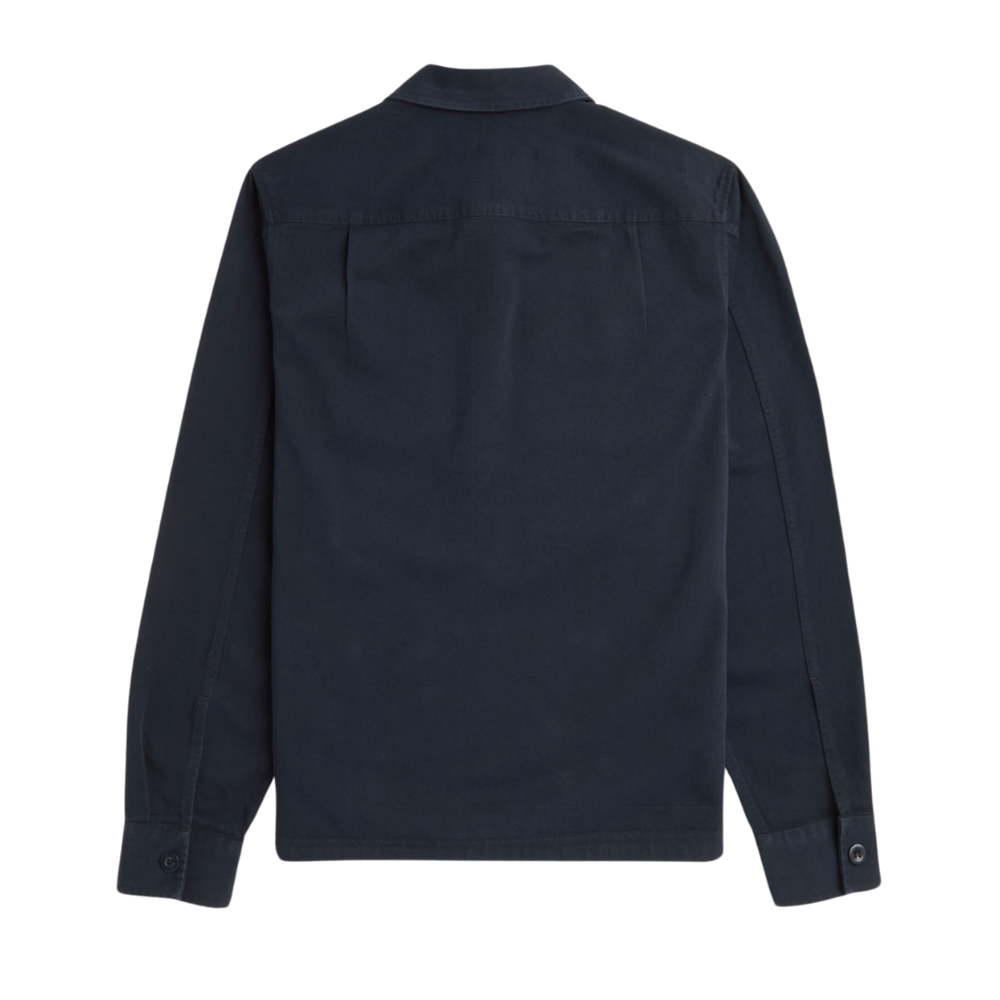 Fred Perry Twill Overshirt - Navy