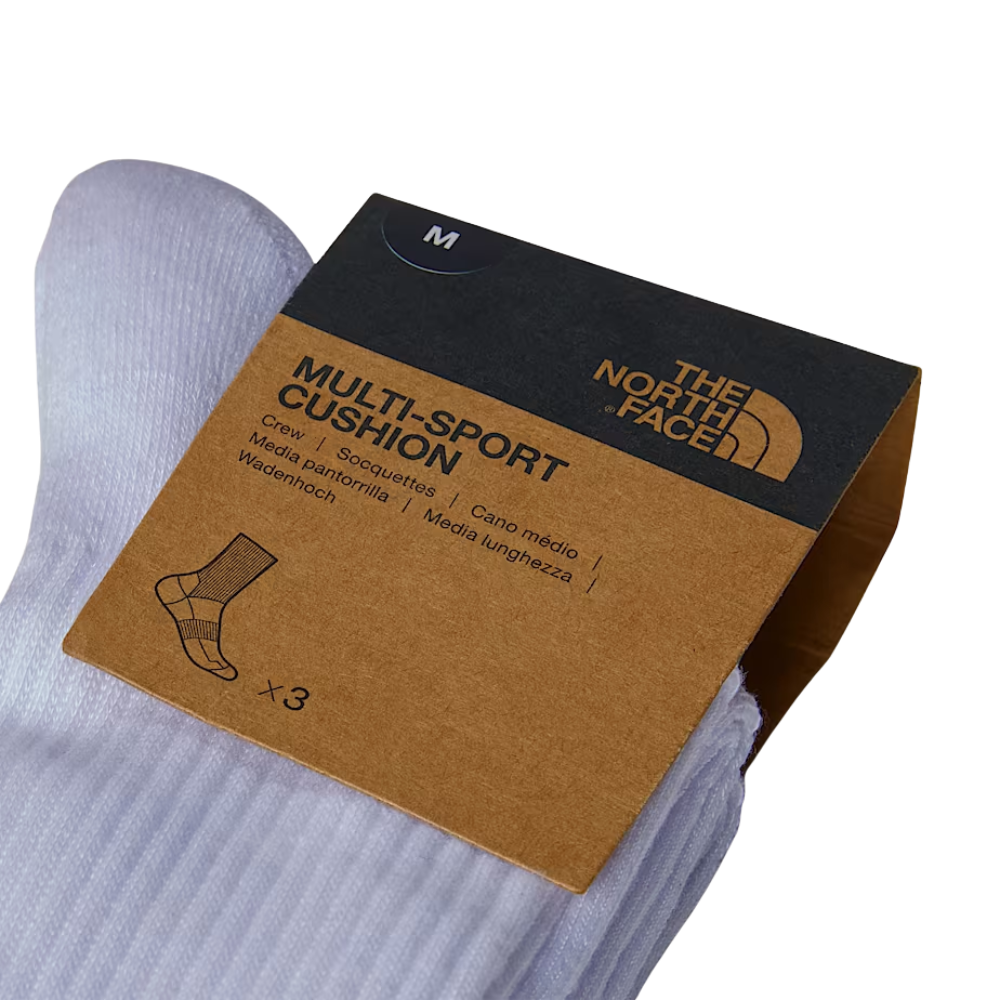 The North Face Multi Sport Cushion Sock 3-Pack - TNF White